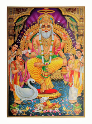 

Akhuratha Wall Poster -golden-zari-art-work-photo-of-qmjnfc-xv Paper Print(12 inch X 18 inch, Rolled)