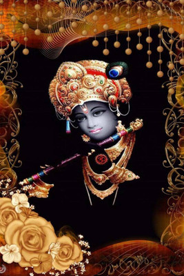 

Aabhaas Wall Poster beautiful-krishna- Paper Print(12 inch X 18 inch, Rolled)