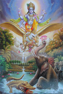 

Wall Poster -gajendra-prayer-to-god- Paper Print(12 inch X 18 inch, Rolled)