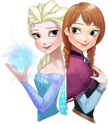 

Aabhaas Wall Poster -Frozen-movie-Princess-Elsa-Princess-Anna Paper Print(12 inch X 18 inch, Rolled)