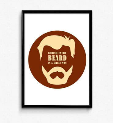 

Wall Poster behind-every-beard- Paper Print(12 inch X 18 inch, Rolled)