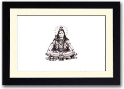 

Akhuratha Wall Poster god-shiv-b-w-artistic-afp-apjahbfet Paper Print(12 inch X 18 inch, Rolled)