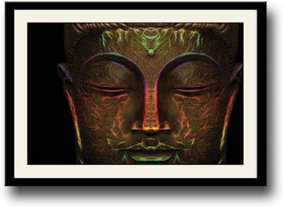 

Aabhaas Wall Poster buddha-face-with-different-colors-asf-dyjnzbchqhr Paper Print(12 inch X 18 inch, Rolled)