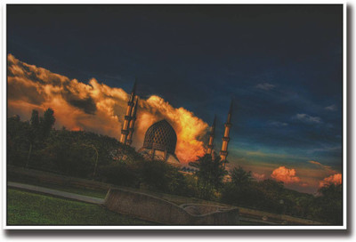 

Akhuratha Wall Poster beautiful-mosque-aps-jadhzya Paper Print(12 inch X 18 inch, Rolled)