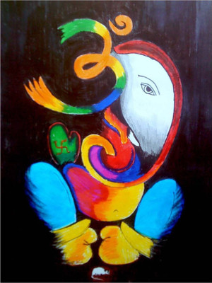 

Akhuratha Wall Poster --lord-ganpati- Paper Print(12 inch X 18 inch, Rolled)