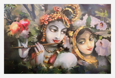 

Wall Poster -tpn-textured-art-work-painting-of-radha- Paper Print(12 inch X 18 inch, Rolled)