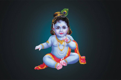 

Akhuratha Wall Poster -god-krishna-spmxjyddmf Paper Print(12 inch X 18 inch, Rolled)