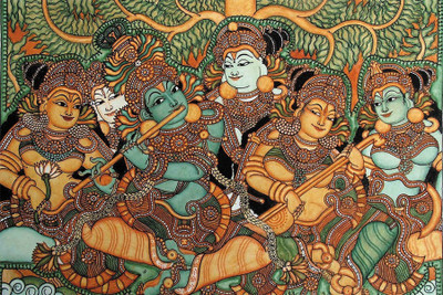 

Aabhaas Wall Poster -sri-krishna-ras-lila- Paper Print(12 inch X 18 inch, Rolled)