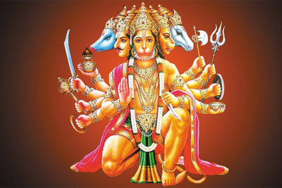 

Akhuratha Wall Poster -radhaipa-lord-han-an-panchmukhi- Paper Print(12 inch X 18 inch, Rolled)