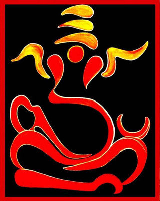 

Aabhaas Wall Poster -digital-ganesha-outline-pc-imadypyzpqws Paper Print(12 inch X 18 inch, Rolled)