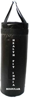 

HEALTH FIT INDIA Regular 5.0 Feet Long, SRF- STANDARD Material, Black Color, Unfilled with Hanging Straps Hanging Bag(5.0, 60 kg)