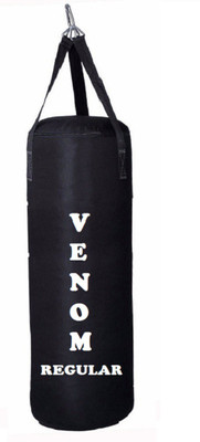 

Venom REGULAR 3.0 FEET LONG, SYNTHETIC LEATHER MATERIAL , BLACK COLOR, UNFILLED WITH STRAPS Hanging Bag(3.0, 36 kg)