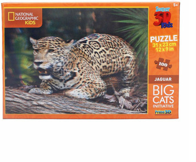 

Prime 3D National Geographic Jaguar - 100Pc Puzzle(100 Pieces)