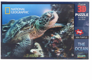 

Prime 3D National Geographic Sea Turtle-500 Pcs(500 Pieces)
