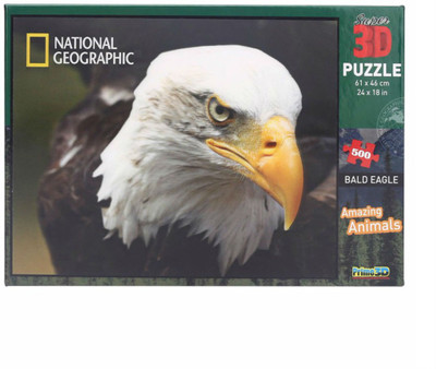 

Prime 3D National Geographic Bald Eagle 500 Pcs(500 Pieces)