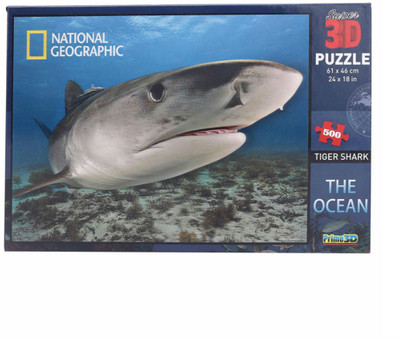 

Prime 3D National Geographic The Ocean - Tiger Shark-500 Pcs(500 Pieces)