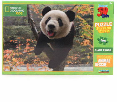 

Prime 3D National Geographic Giant Panda - 100 Pcs(100 Pieces)