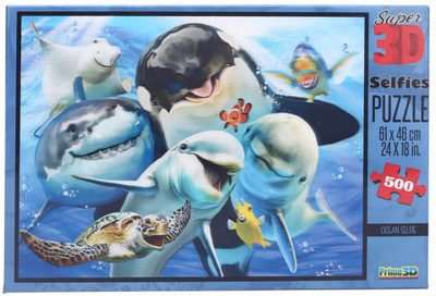 

Prime 3D Ocean Selfie 500 Pcs 3D Puzzle(500 Pieces)