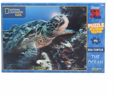 

Prime 3D National Geographic The Oceans-Sea Turtle 63 Pcs(63 Pieces)