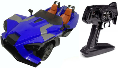 

HALO NATION Batman 's 3 Wheel Speed Monster Car - 1:20 Scale DX Storm Racing Sports Vehicle - Blue Colour(Blue)