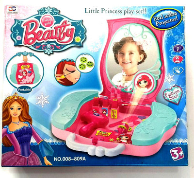 

FEMININE STYLE BEAUTY SET WITH PROJECTION MIRROR