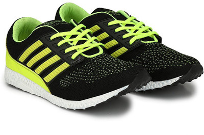 

Shoe Island POPULAR Trending Sturdy Black 'n' Neon Green Casual Sports Running Shoes For Men(Green