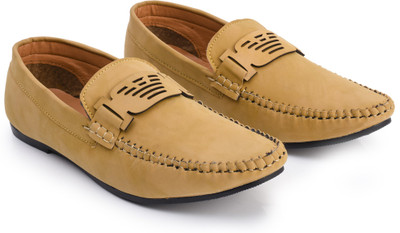 

BAAJ Bj002 Party Wear Loafers For Men(Khaki, Tan