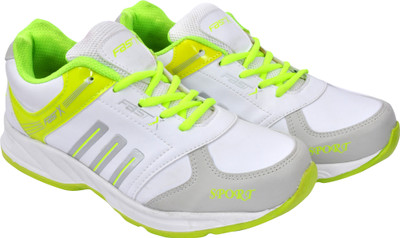 

Fast X. Solid Running Shoes For Men(Green, White