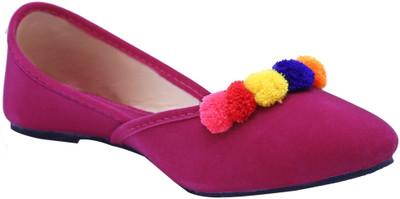 

Foot Soul Jutti Jutis For Women(Pink
