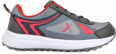 Buenos Fast X series Running Shoes For Men(Red, Grey