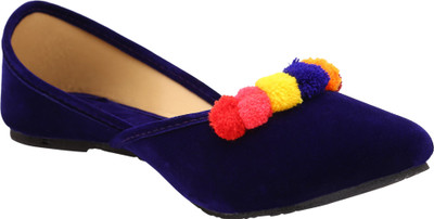 

Foot Soul Jutti Jutis For Women(Blue, Navy blue