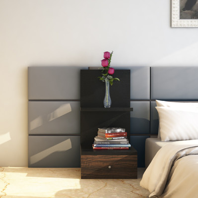 

Crystal Furnitech Dynamic Engineered Wood Bedside Table(Finish Color - Wenge)
