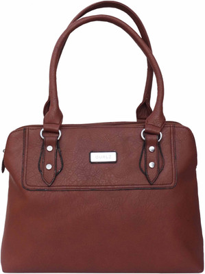

ALIVE Women Casual Tan Leatherette Messenger Bag
