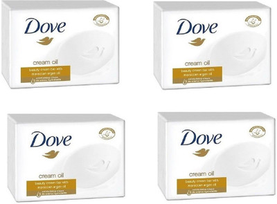 

Dove Beauty Bar Cream Oil (Imported, 4x100g)(400 g, Pack of 4)