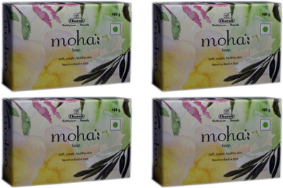 

Moha Soap , 100 g (Pack of 4)(100 g, Pack of 4)