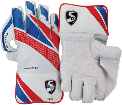 

SG 'Super Club' Wicket Keeping Gloves (M, Multicolor)