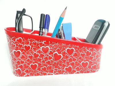 

Onmall Multipurpose Rolex desk organizer, pen stand, mobile stand, remote stand, table organiser for office, multipurpose stand Storage Box(Multicolor)