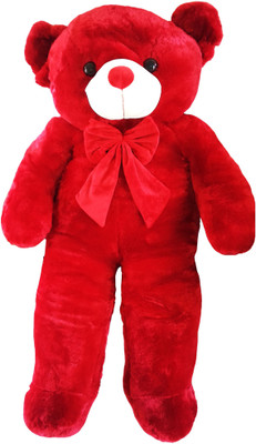 

kidoz kingdom BIG RED TEDDY STUFF TOY - 120 cm(Red)