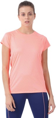 PUMA Solid Women Round Neck Orange T-Shirt