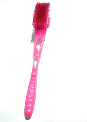 

Dannu toilet basin cleaning brush,with double side brush HOCKEY STICK GOOD GRIP SET OF 1 Toilet Brush(Pink)