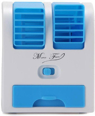 

esnap Mini Fragrance Air conditioner Cooling USB Fan (Blue) MIni AC USB Charger(Blue)