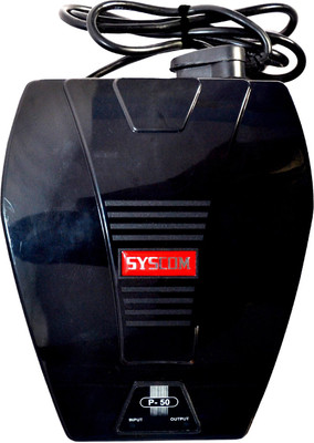 

SYSCOM - P50 Voltage Stabilizer for LED TV Up to 45 inches With 5 - Year Warranty(Black)