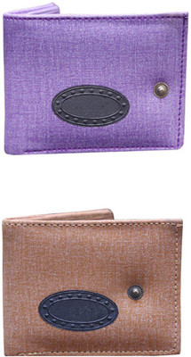 

Lee Topper Men Brown, Purple Artificial Leather Wallet(7 Card Slots)