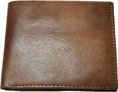 

Leather Home Men Brown Genuine Leather Wallet(7 Card Slots), Br01