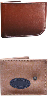 

Lee Topper Men Brown Artificial Leather Wallet(7 Card Slots)