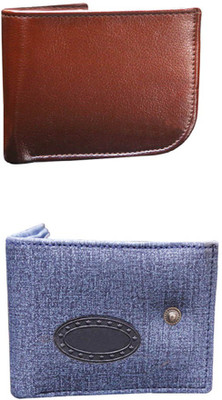 

Lee Topper Men Blue, Brown Artificial Leather Wallet(7 Card Slots)