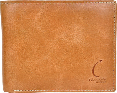 

Chandair Men Brown Genuine Leather Wallet(8 Card Slots), Tree house brown
