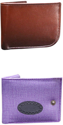 

Lee Topper Men Purple, Brown Artificial Leather Wallet(7 Card Slots), Brown;purple