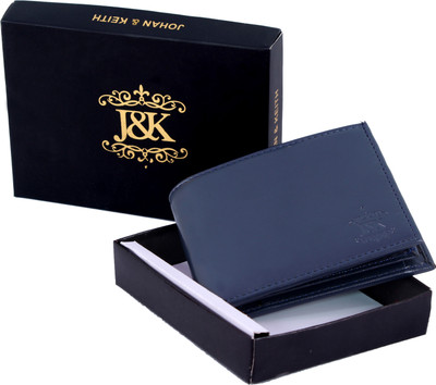 

Arfafashions Men Blue Genuine Leather Wallet(7 Card Slots), Navy blue
