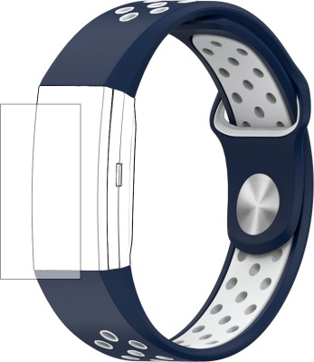 Shopizone Shopizone Fitbit Charge Sports silicone band Blue 22 mm Smartwatch Strap Watch Strap(Blue)   Watches  (Shopizone)